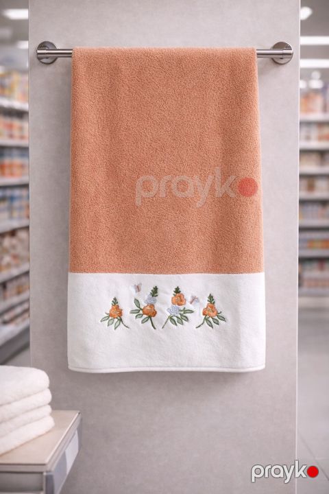 Dəsmal üz və əllər üçün mikrofibra, 50x90 sm, qəhvəyi — Bakı