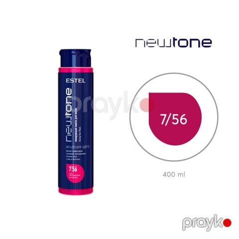 Saçlar üçün tonlayıcı maska Estel Professional NewTone 7/56, 400 ml — Bakı