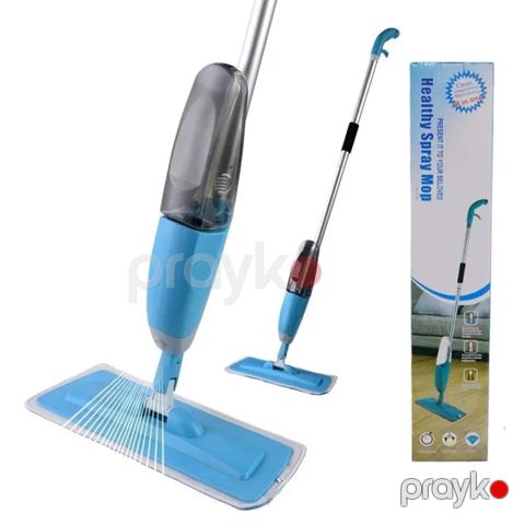 Təmizləmə Dəsti Healthy Spray Mop Püskürtməli Döşəmə Yuyucu Pol Silən Mop Su Çəni 600 ml — Bakı