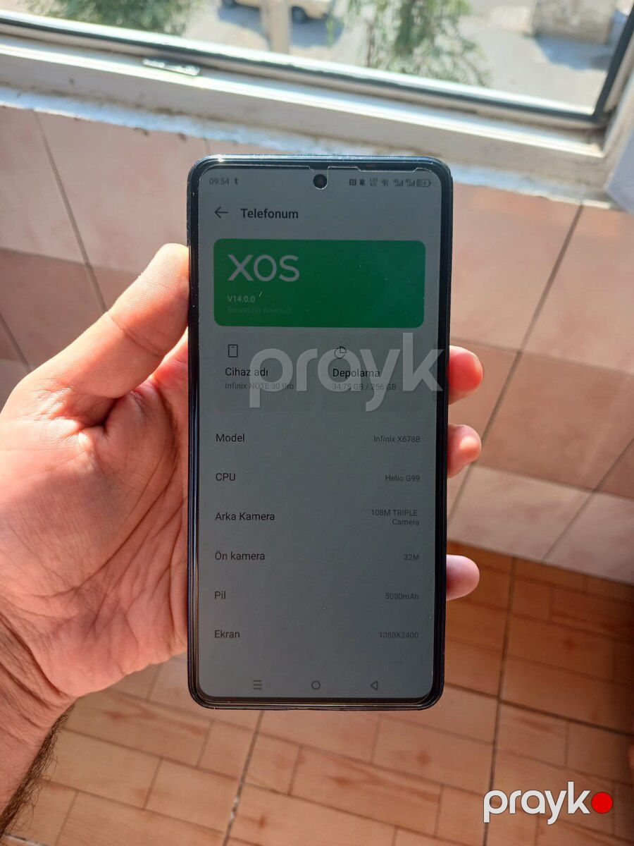 Infinix Note 30 Pro Magic Black 256GB/8GB — Smartfonlar, Sumqayıt (3)