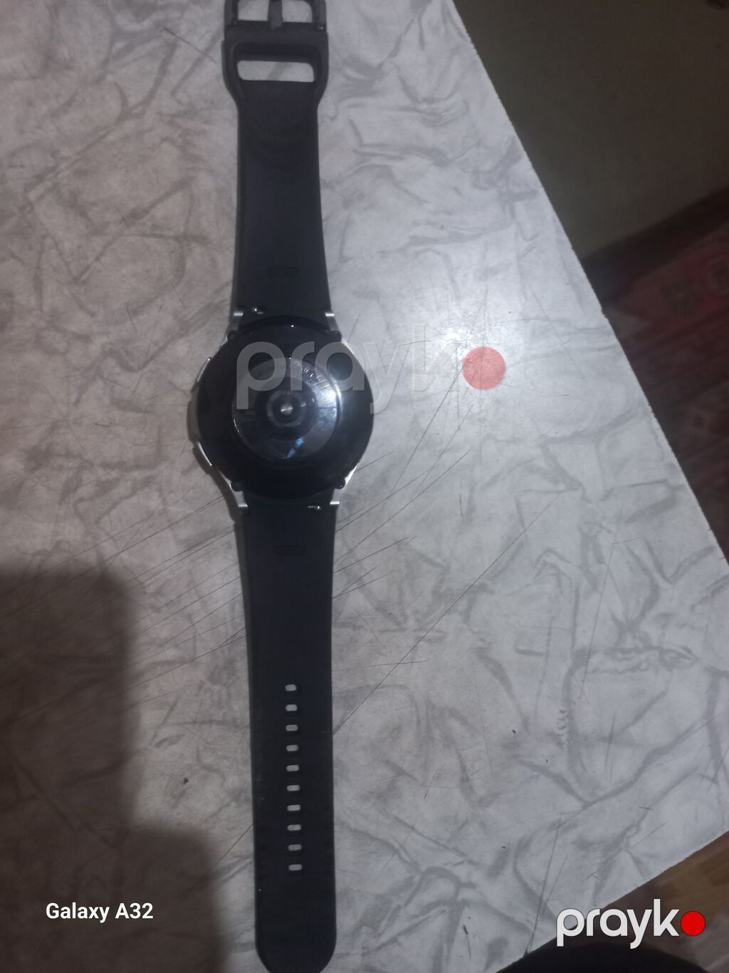 Samsung Galaxy Watch (dairəvi korpus, qara silikon qayış) - Dairəvi — Ağıllı saatlar, Bakı (3)