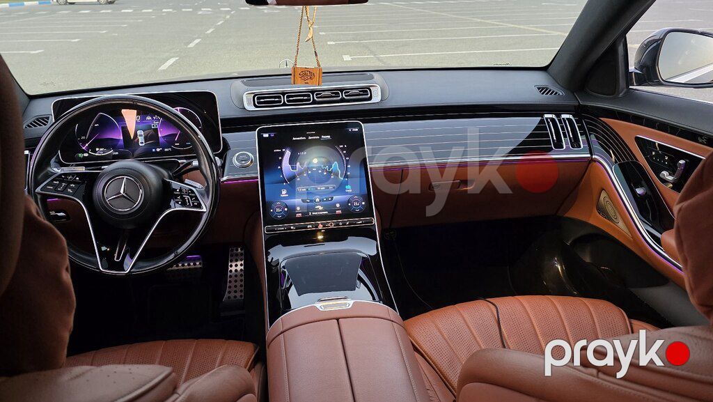 Mercedes S 500 4MATIC, 3.0 L, 2021 il, 111 330 km — Avtomobillər, Bakı (5)