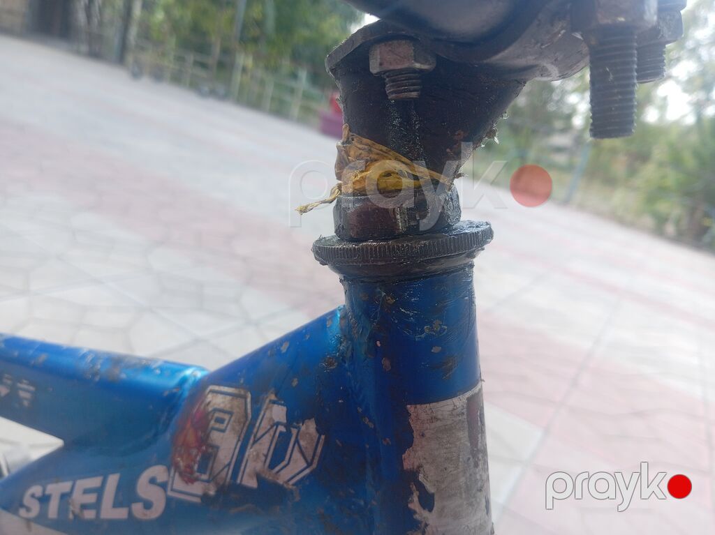 Uşaq velosipedi – Stels Salute (BMX tərzli) - Rəng: mavi - Çərçivə — Uşaq velosipedləri, Bərdə (6)