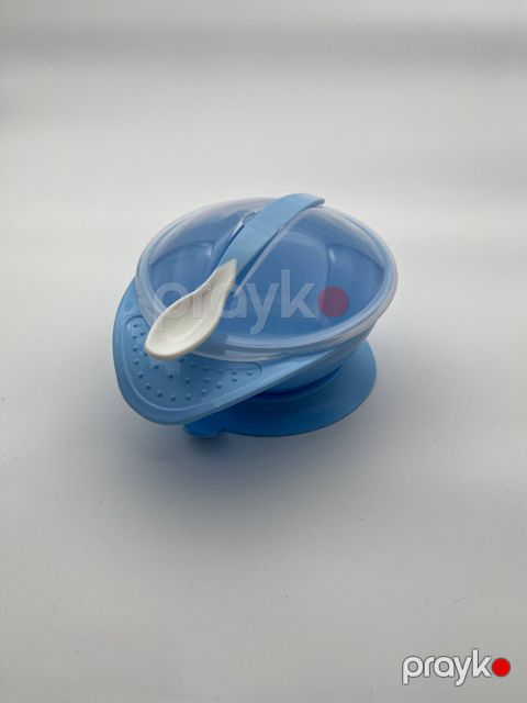 Uşaqlar üçün yemək qabı dəsti AK-983, plastik, mavi — Bakı