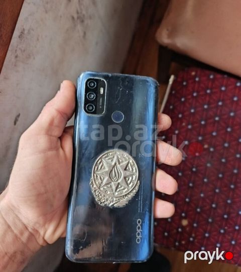 Oppo A53, 64 GB, rəng - Mavi, Qırıq — Sumqayıt