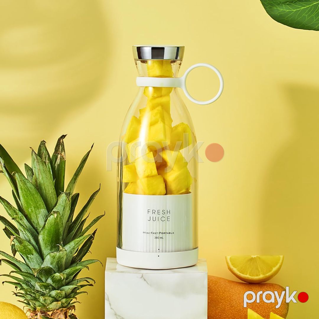 Fresh Juice Portable Juicer Blender – 350 ml Portativ Simsiz Şirəçəkən və Mikser — Blenderlər, xırdalayanlar və mikserlər, Bakı (4)