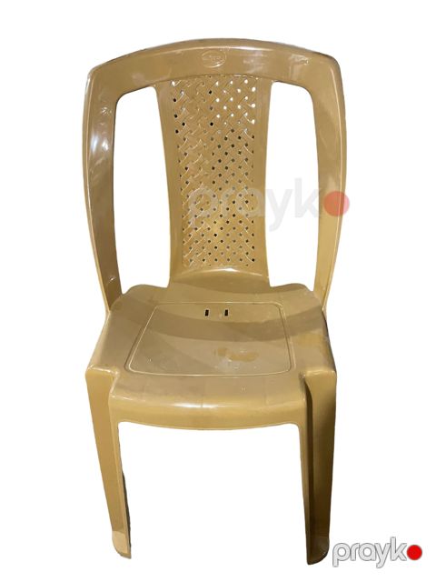 Bağ üçün kreslo Yagmur, plastik, qəhvəyi, 42x38x41 sm — Bakı