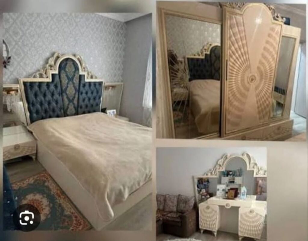 Yataq dəsti satılır 800₼. İdeal vəziyyətdə. ünvan — Yataq otağı mobilya dəstləri, Mehdiabad