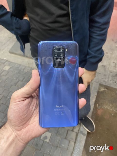 Redmi Note 9, 128 GB, rəng - Mavi, Barmaq izi — Bakı