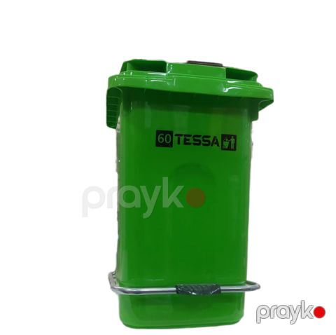 Zibil qabı Tessa, pedallı, açıq yaşıl, 60 l — Bakı
