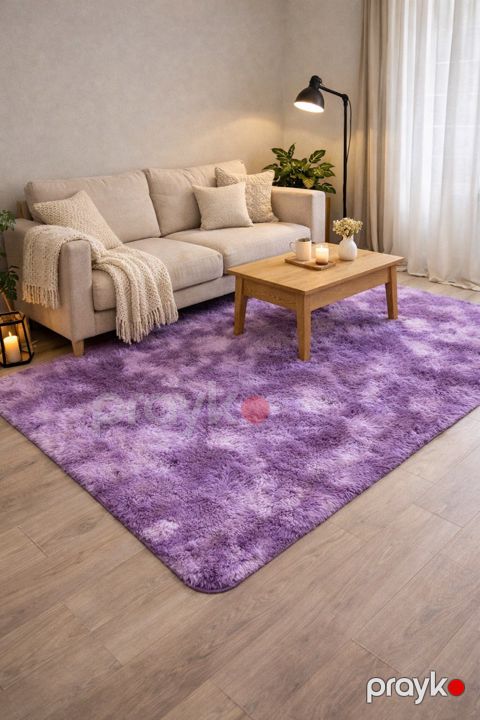 Xalça VM013-0203, bənövşəyi, poliester, 100х200 sm — Bakı