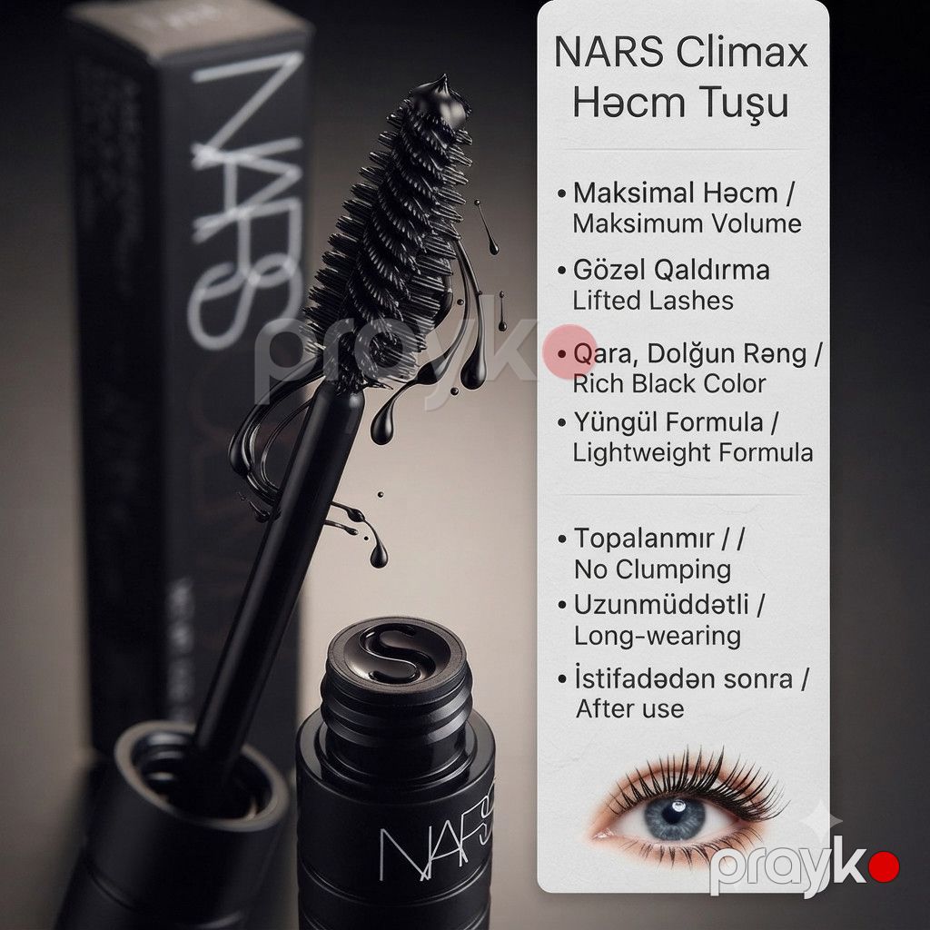 Kirpiklər üçün tuş No brand Climax, qara, 7 q — Mallar, Bakı (2)