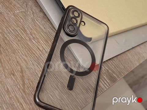 Şəffaf maqnitli telefon qabı - Model uyğunluğu: Üçlü arxa kamera — Bakı