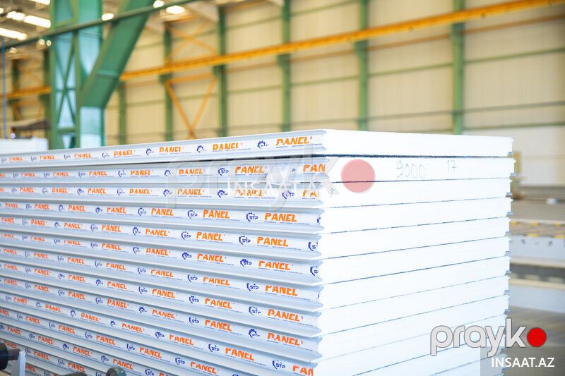 50 mm Pir sendviç panel – yanğına davamlı izolyasiyalı panel — Tikinti blokları, kərpic və panellər, Bakı (7)