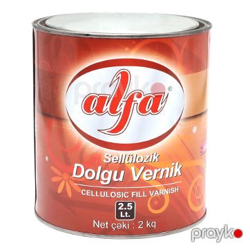 Alfa sellülozik dolğu vernik 2,5 l