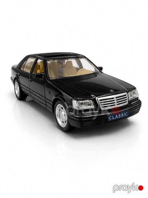Oyuncaq avtomobil Mercedes S320, plastik, qara, 20x6 sm — Bakı