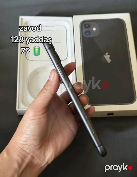 IPhone 11, 128 GB, Qara, Face ID — Culfa