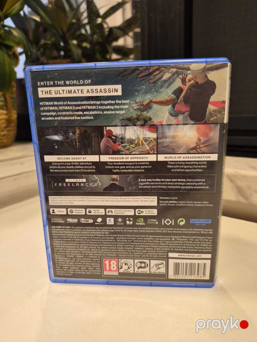 PS5 Hitman World of Assasination oyun diski — Oyunlar, konsollər və proqramlar, Bakı (2)