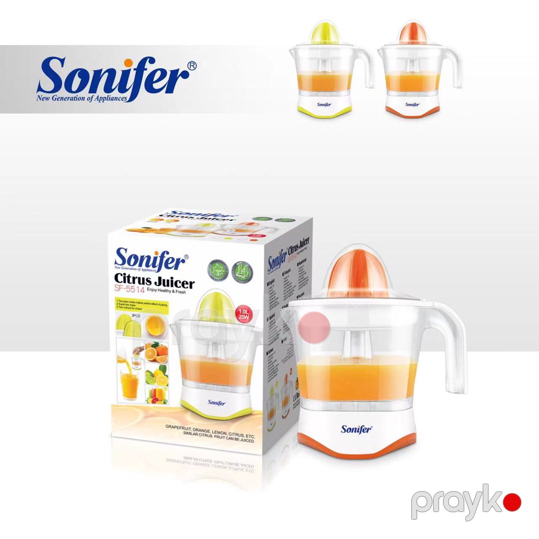 Sonifer SF-5514 Elektrikli Sitrus Şirəçəkən – 25W, Səssiz İşləmə və Asan Təmizləmə — Şirə sıxaçları, Bakı (6)