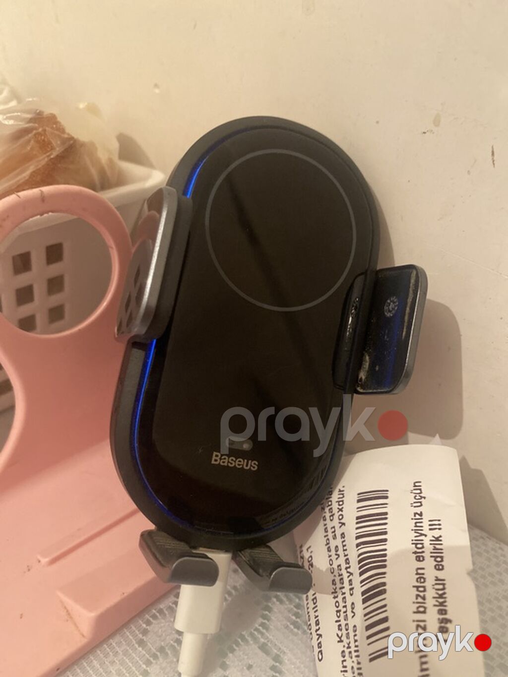 Baseus avtomobil telefonu üçün hava çıxışına quraşdırılan tutacaq və — Digər, Masazır (4)