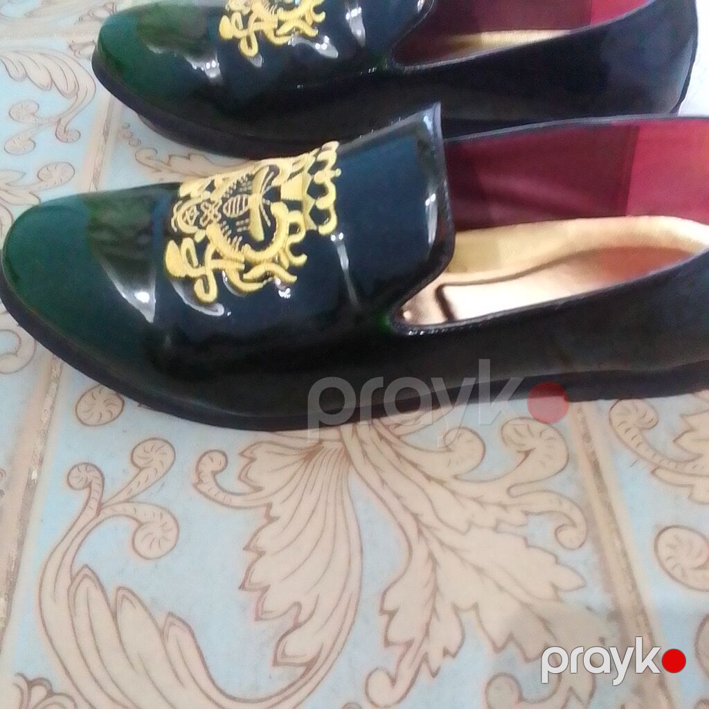 Məhsul: Kişi loafer ayaqqabıları - Rəng: Tünd yaşıl/qaraya çalan — Mokasin, Bakı (3)