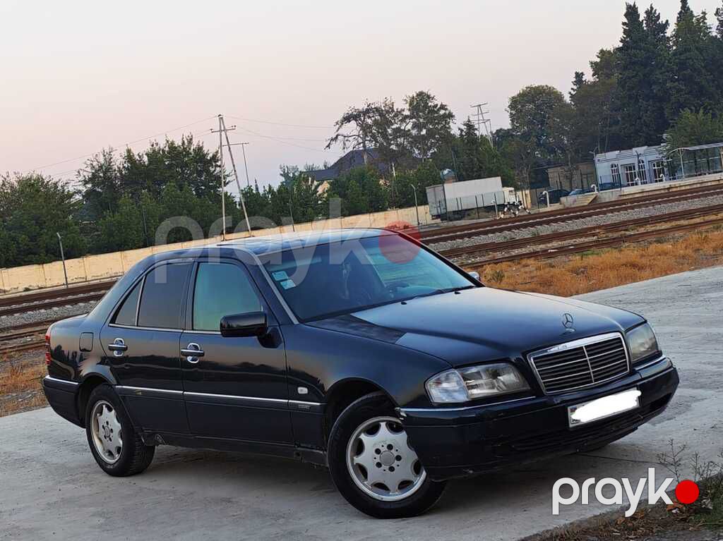 Mercedes C 200, 2.0 L, 1996 il, 187 228 km — Avtomobillər, Bərdə (4)