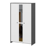 Şkaf modul sistemi "dolçe" 3 qapılı qrafit/ağ — Omid.az — Home products