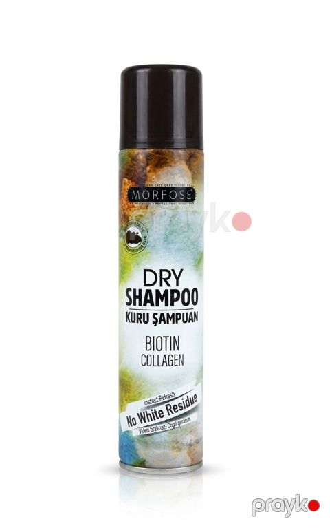 Quru şampun Morfose Dry Shampoo Biotin Collagen, şabalıdı rəngli saçlar üçün, 200 ml — Bakı