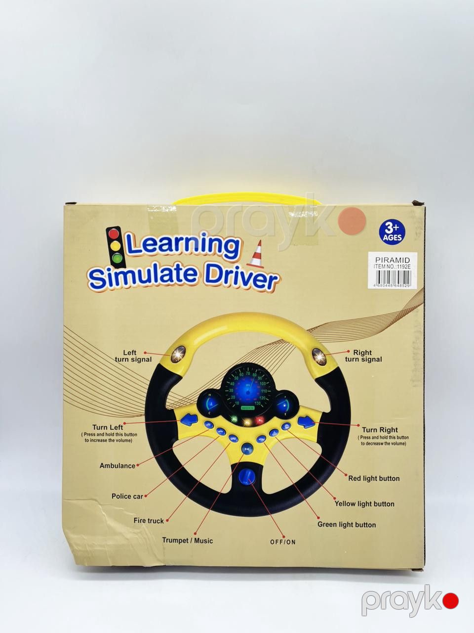 İnteraktiv oyuncaq Learning Simulate Driver, plastik, qara/sarı — Mallar, Bakı (2)