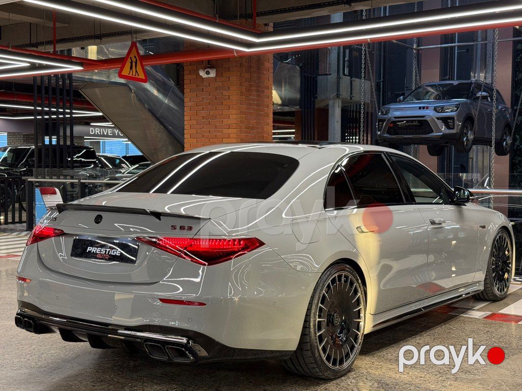 Mercedes S 63 AMG, 4.0 L, 13.1 kWh, 2023 il, 47 000 km — Avtomobillər, Bakı (4)