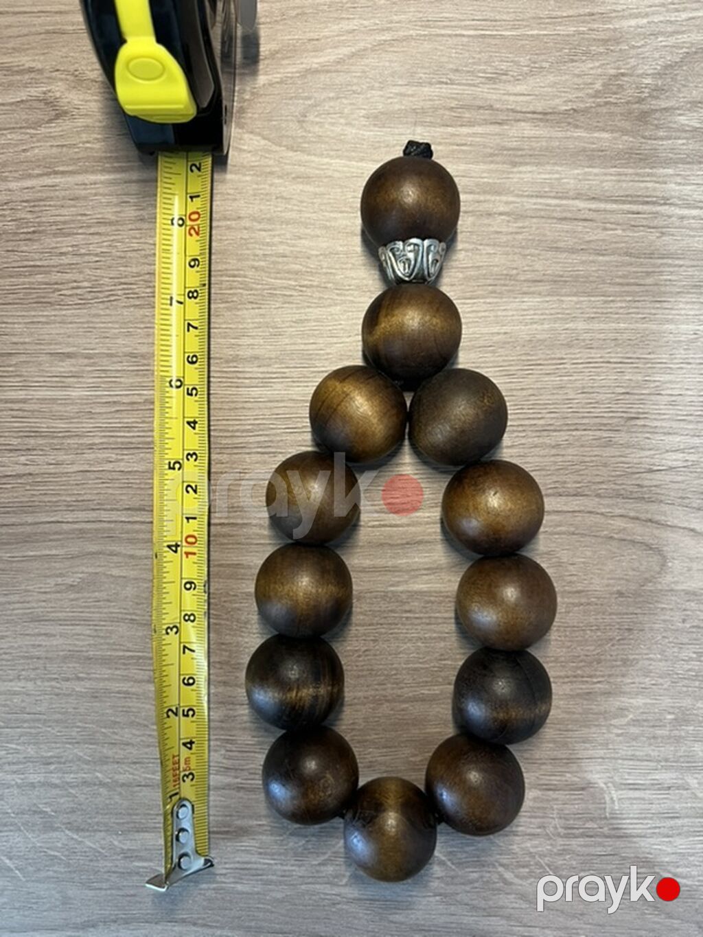 Material: təbii ağacdan iri, kürə formalı muncuqlar - Rəng — Uca bilərziklər, Bakı (2)