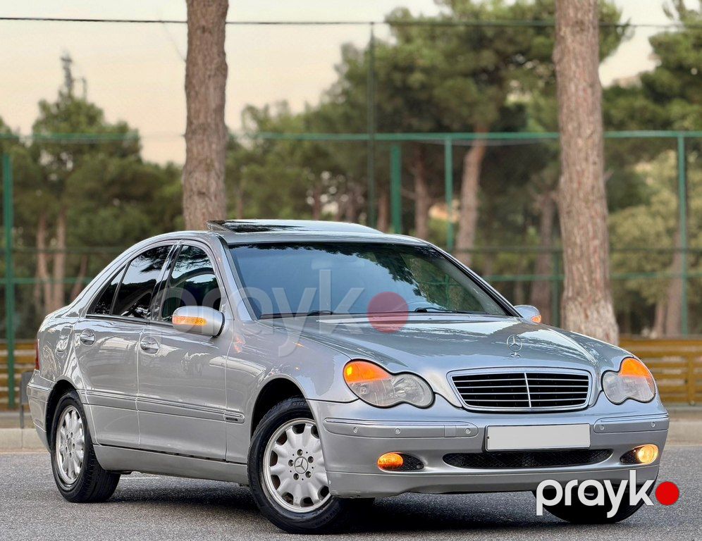 Mercedes C 180, 2.0 L, 2001 il, 321 021 km — Avtomobillər, Bakı (3)