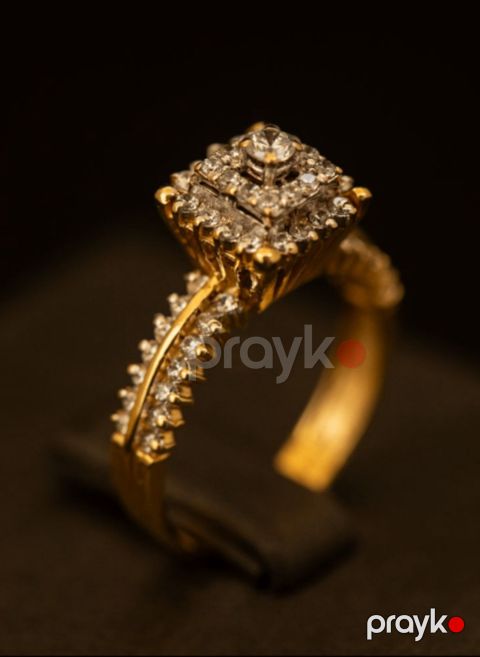 Üzük qadınlar üçün VJ641904, qızıl 585 əyar