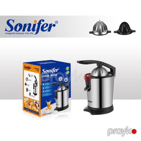 Sonifer SF-5548 Elektrikli Sitrus Şirəçəkən – 120W, Paslanmaz Polad Filtrlə — Bakı