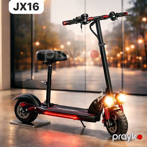 Elektrik samokat Vptscu JX-16 Comfort 500W oturacaqlı 48V 13Ah — Bakı