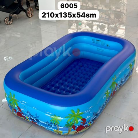 Şişmə hovuz 2492033, göy, 210x135x54 sm, 1020 l — Bakı