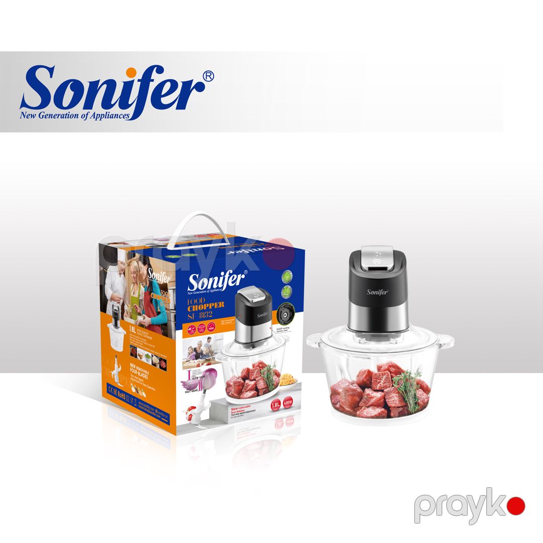 Sonifer SF-8132 1.8 Litrlik 400w gücündə Universal Doğrayıcı — Ev texnikası, Bakı (2)