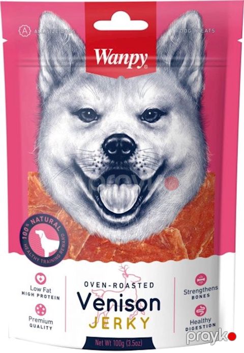 İtlər üçün məzə Wanpy Vension Jerky, 100 q — Bakı
