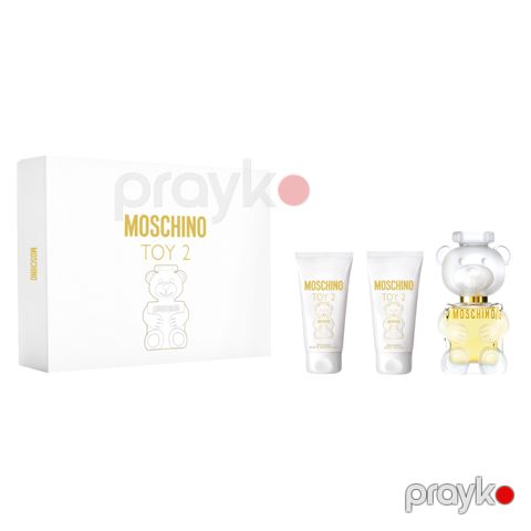 Moschino Toy2 qadınlar üçün ətir dəsti (ətir suyu 50 ml + bədən losyonu 50 ml + duş geli 50 ml) — Bakı