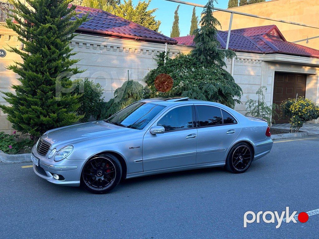 Mercedes E 320, 3.2 L, 2002 il, 281 360 km — Avtomobillər, Bakı (4)