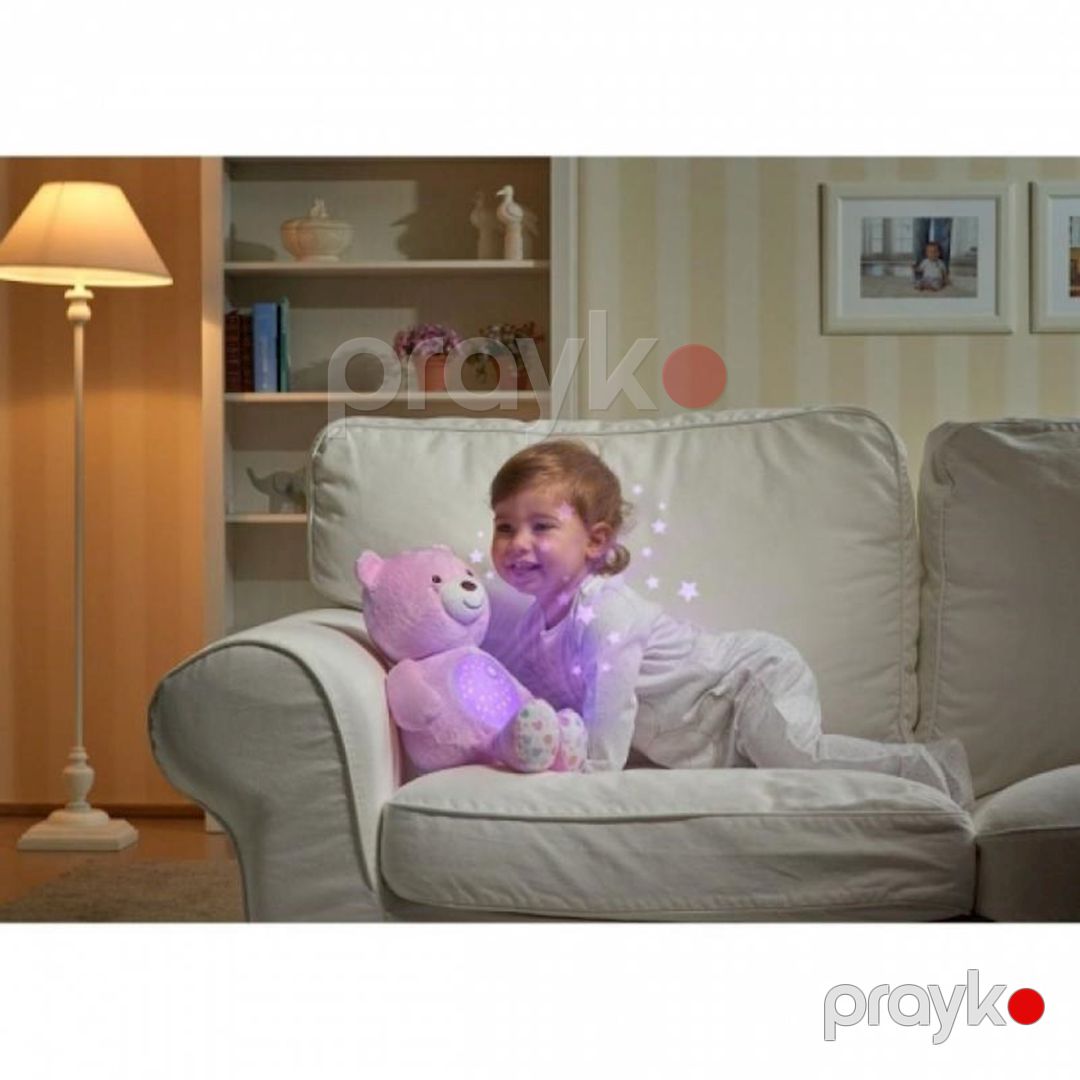 Proyektor-oyuncaq Chicco First Dreams Bear, çəhrayi, 14x36.5x30 sm — Mallar, Bakı (3)