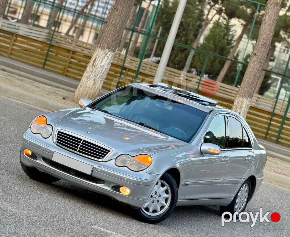 Mercedes C 180, 2.0 L, 2001 il, 321 021 km — Avtomobillər, Bakı (6)