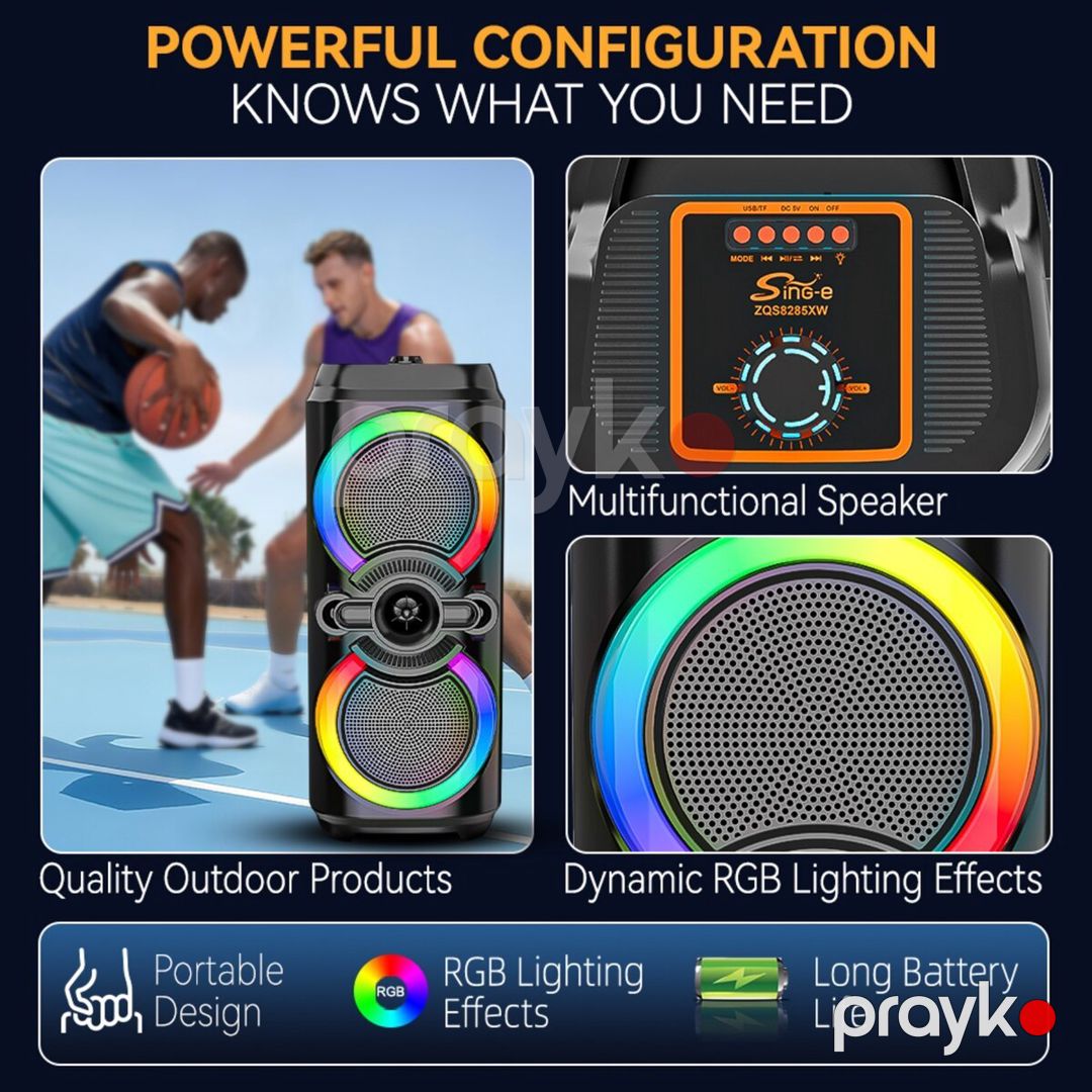Karaoke bluetooth dinamik — Səs texnikası, Bakı (6)