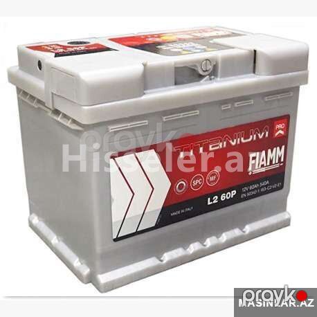 Akkumulyator fiamm titanium pro 60 ah r+ 540 a l2 60p — Bakı