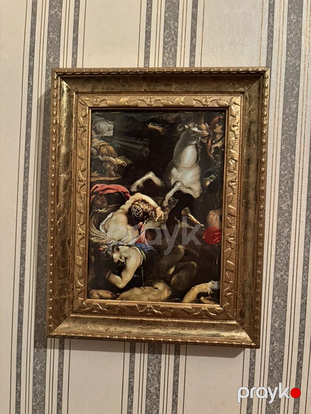 Klassik üslubda çərçivəli dekorativ tablo dəsti - Dörd ədəd asılqan — Şəkillər, plakatlular və çərçivələr, Bakı (4)