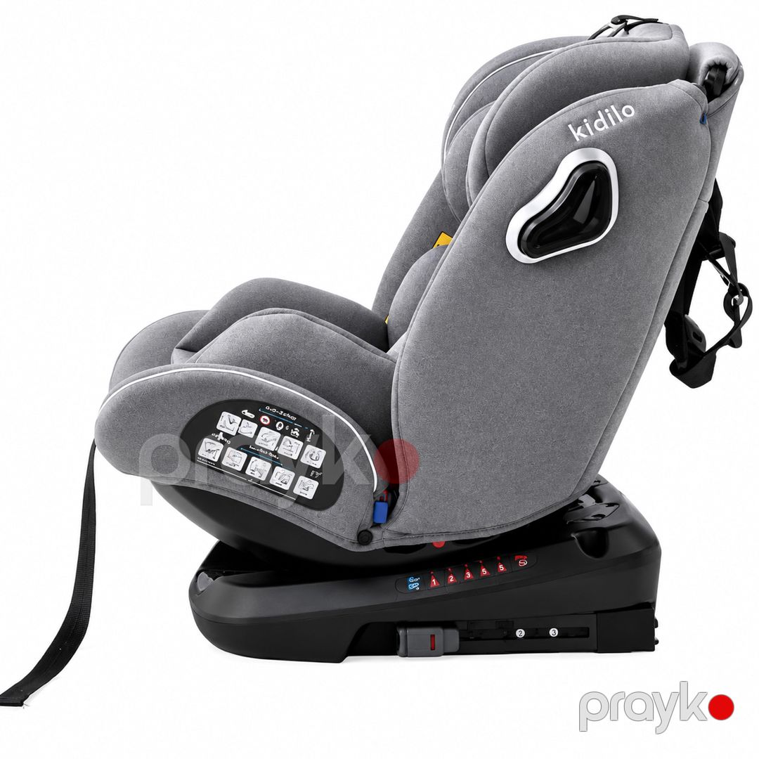 Avtomobil kreslosu Kidilo 467-10 açıq boz, isofix — Mallar, Bakı (2)