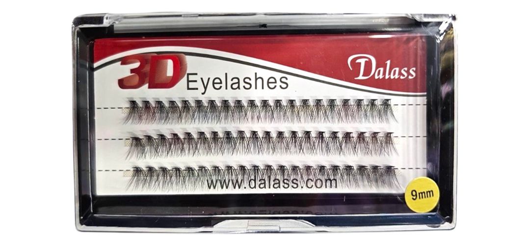 Süni kirpiklər Dalass 3D, 9 mm — Mallar, Bakı