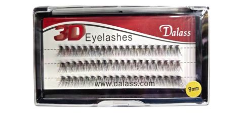 Süni kirpiklər Dalass 3D, 9 mm — Bakı