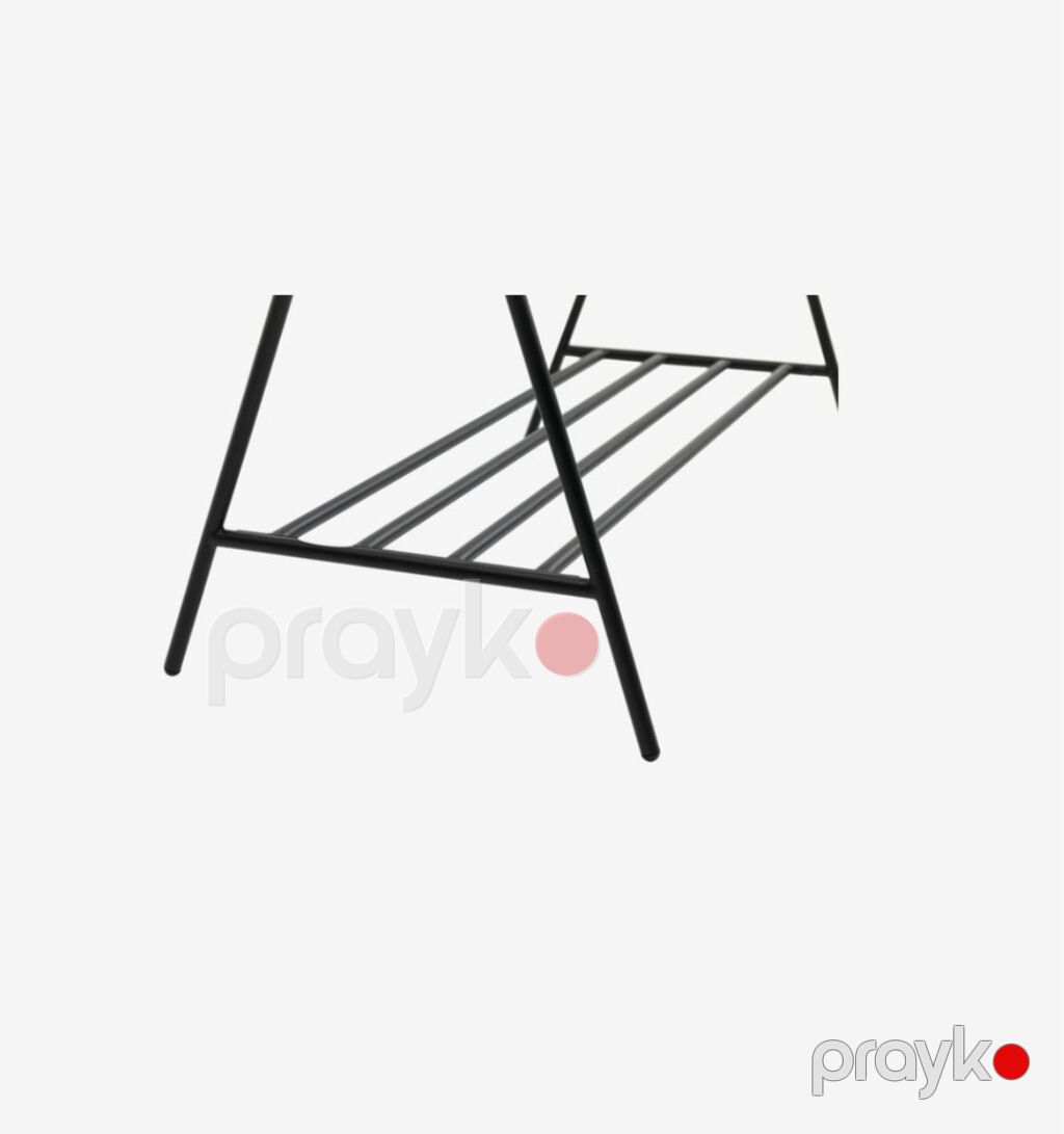 Metal paltar asqısı və ayaqqabı rəfi – minimal dizayn - Material: toz — Asılacaqlar, Bakı (2)