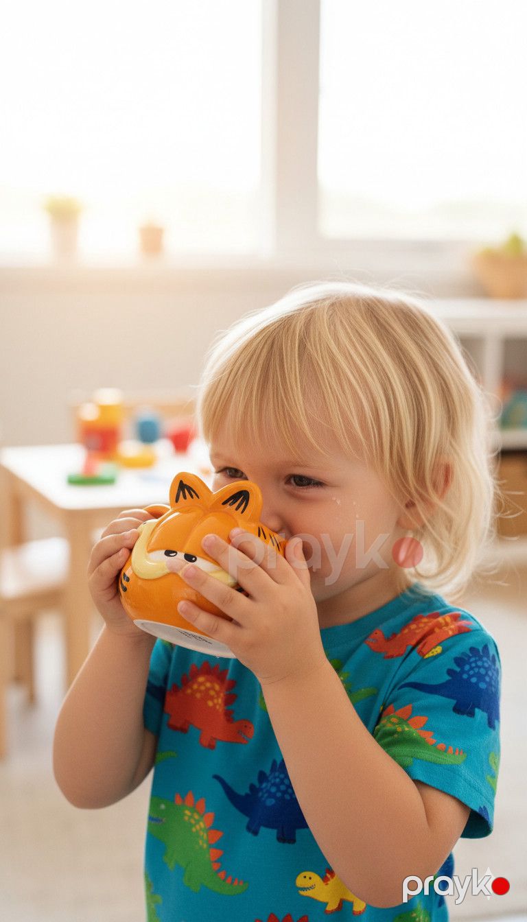 Fincan Garfield NS17 3D, keramika, narıncı, 400 ml — Mallar, Bakı (2)